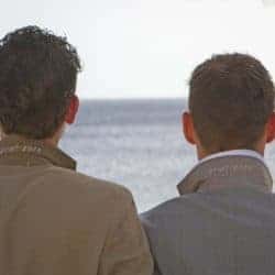 Homohuwelijk op Bonaire strand