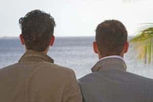 Homohuwelijk op Bonaire strand