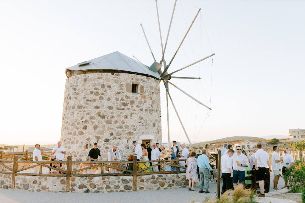 trouwen op kos windmolen griekenland
