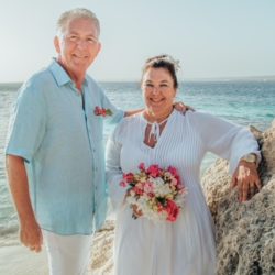 Frank trouwen op Bonaire