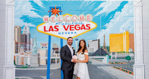 Bliss Wedding chapel trouwen in Las Vegas sign