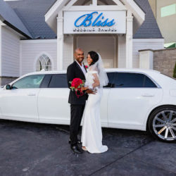 Bliss Wedding chapel trouwen in Las Vegas Limousine USA