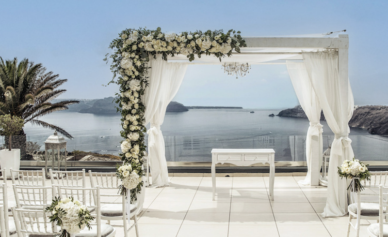 trouwen Le Ciel Santorini Griekenland