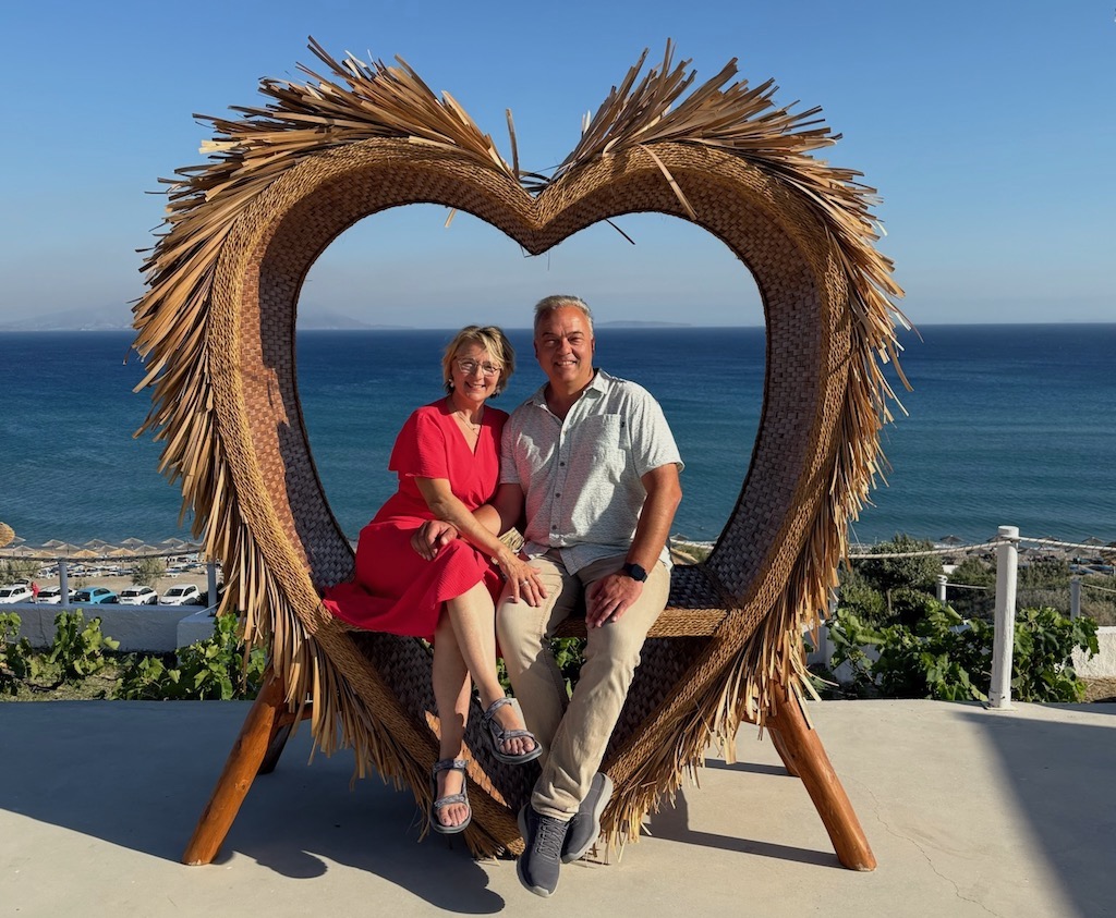 Yfette en Marco Brouwer op Kos GriekenlandJPG